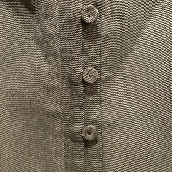 BCBGMaxazria black button down tank top - Picture 11 of 11